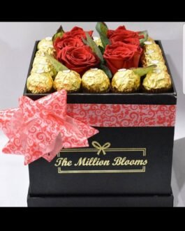 Beauty Of Chocolates & Flowers